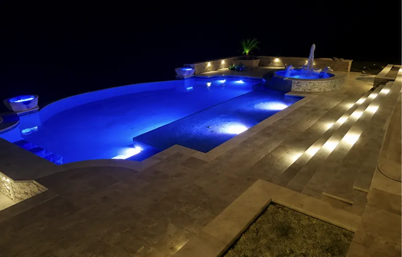 Custom gunite pool by Wild West Custom Pools